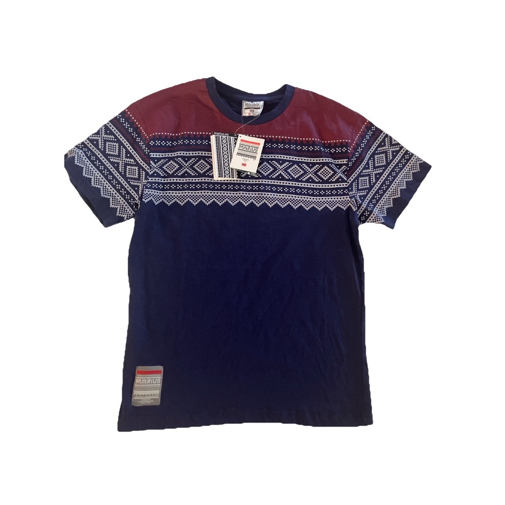 New Marius T-shirt Woman‎  XS Brodrene Blue Norway NWT